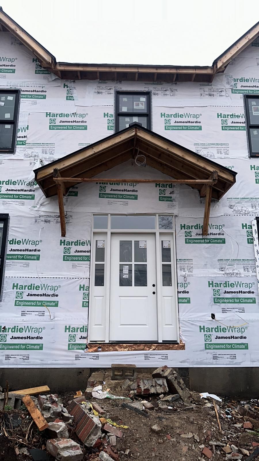Home addition construction process